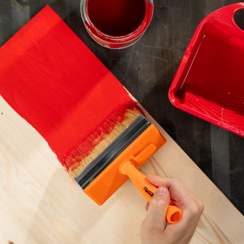 Кисть-ракля, 50х140 мм, натуральная щетина, пластмассовый корпус, пластмассовая ручка Sparta купить в Москве с доставкой по всей России | ProtosMarket.ru