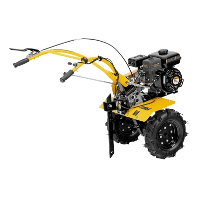 Мотоблок DPT-170, 7 л.с., ремен.сцеп, шир 85 см, глуб 35 см,фрез 3х3,ШОМ,скор 2В/1Н,кол 8" Denzel по ценам производителя в Казани с доставкой по всей России