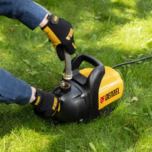 Садовый поверхностный насос GP 600, 600 Вт, 3000 л/ч, подъем 35 м, пластик Denzel купить в Москве с доставкой по всей России | ProtosMarket.ru