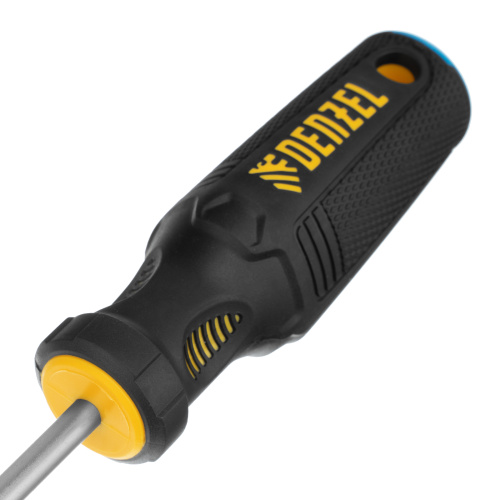 Отвертка SL6x150 мм, CrV, трехкомпонентная рукоятка Denzel по ценам производителя в Казани с доставкой по всей России