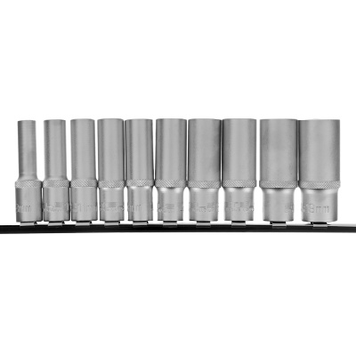Набор удлиненных торцевых головок 3/8, шестигранные, CrV, 10 шт, 8-19 мм Stels купить в Москве с доставкой по всей России | ProtosMarket.ru