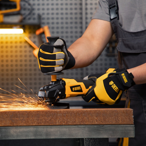 Машина углошлифовальная аккумуляторная бесщет. BLG-IB-18-125-4, Li-ion, 18 В Denzel купить в Москве с доставкой по всей России | ProtosMarket.ru