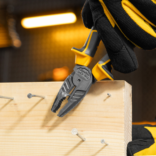 Плоскогубцы комбинированные 180 мм, трехкомпонентные рукоятки Denzel купить в Москве с доставкой по всей России | ProtosMarket.ru