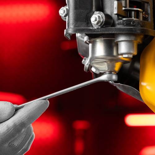 Ключ комбинированный, 10 мм, CrV, матовый хром Matrix купить в Москве с доставкой по всей России | ProtosMarket.ru