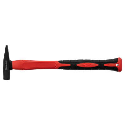 Молоток слесарный optimal, 100 г, фибергласовая обрезиненная рукоятка, квадратный боек Matrix купить в Москве с доставкой по всей России | ProtosMarket.ru