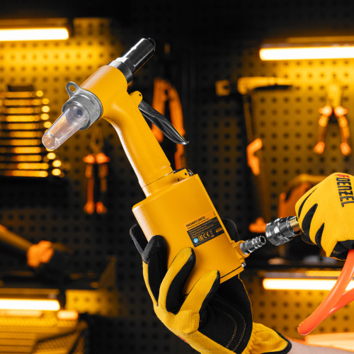 Пневматический заклепочник PR4, 2,4-4,8 мм Denzel купить в Москве с доставкой по всей России | ProtosMarket.ru