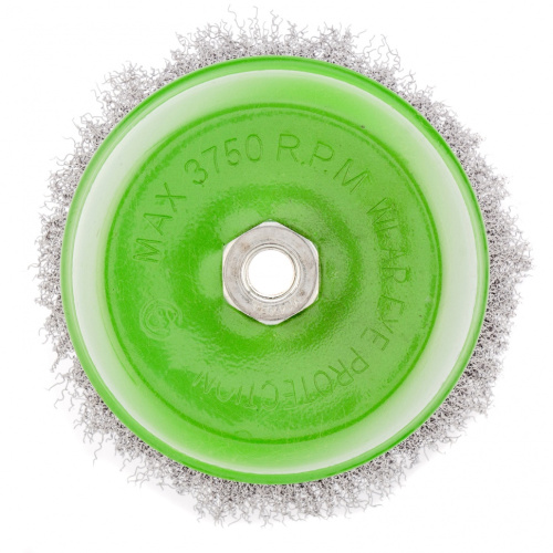 Щетка для УШМ, 150 мм, М14, "чашка", витая проволока 0.3 мм Сибртех по ценам производителя в Казани с доставкой по всей России