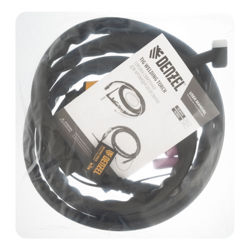 Горелка сварочная TIG WP26, разъем 2 пина, 3 метра Denzel купить в Москве с доставкой по всей России | ProtosMarket.ru