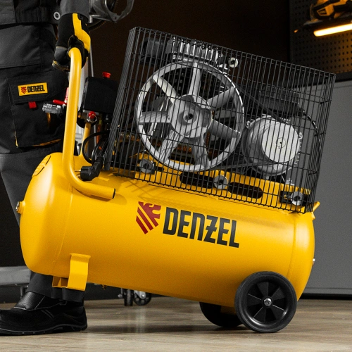 Компрессор воздушный BCI2300/50, ременный привод, 2.3 кВт, 50 литров, 400 л/мин Denzel купить в Москве с доставкой по всей России | ProtosMarket.ru