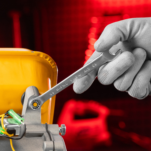 Ключ комбинированный, 10 мм, CrV, матовый хром Matrix купить в Москве с доставкой по всей России | ProtosMarket.ru