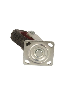 Колесо большегрузное поворотное PS 160 мм резина с протектором (F) по ценам производителя в Казани с доставкой по всей России