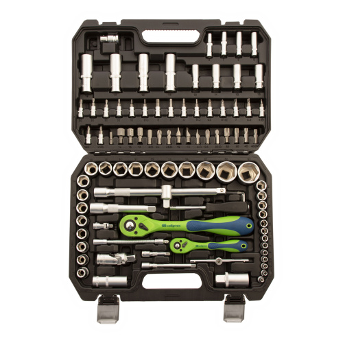 Набор инструментов 94 предмета, CrV, 1/2", 1/4" Сибртех купить в Москве с доставкой по всей России | ProtosMarket.ru