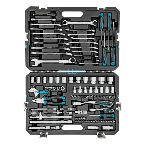 Набор инструментов, 1/4", 1/2", CrV, 120 зубьев, 101 предмет Gross купить в Москве с доставкой по всей России | ProtosMarket.ru