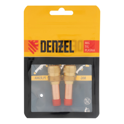 Держатель цанги с газовой линзой для электрода 2,4 мм, 2 шт Denzel купить в Москве с доставкой по всей России | ProtosMarket.ru