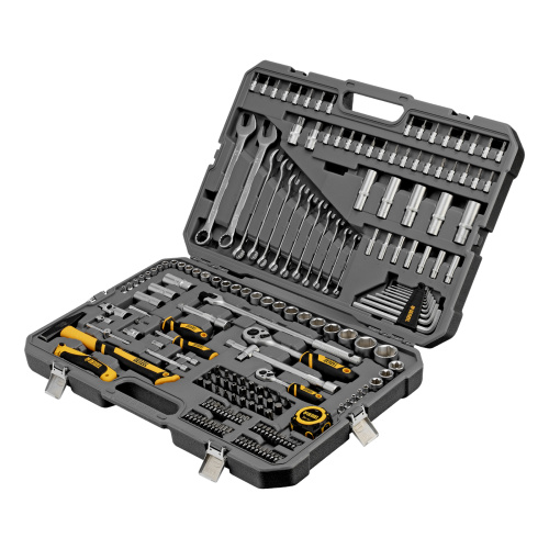 Набор инструментов, 1/2", 1/4", CrV, S2, пластиковый кейс, 194 предмета Denzel по ценам производителя в Казани с доставкой по всей России