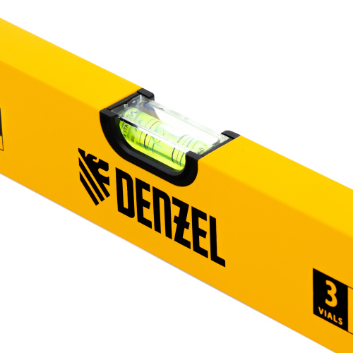 Уровень алюминиевый, 600 мм, фрезерованный, 3 глазка Denzel купить в Москве с доставкой по всей России | ProtosMarket.ru