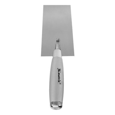 Кельма из нержавеющей стали, 120 х 79 мм, деревянная ручка Matrix купить в Москве с доставкой по всей России | ProtosMarket.ru