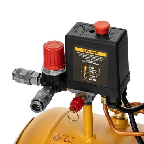 Компрессор воздушный, прямой привод DC1500/50, 1.5 кВт, 50 литров, 220 л/мин Denzel по ценам производителя в Казани с доставкой по всей России