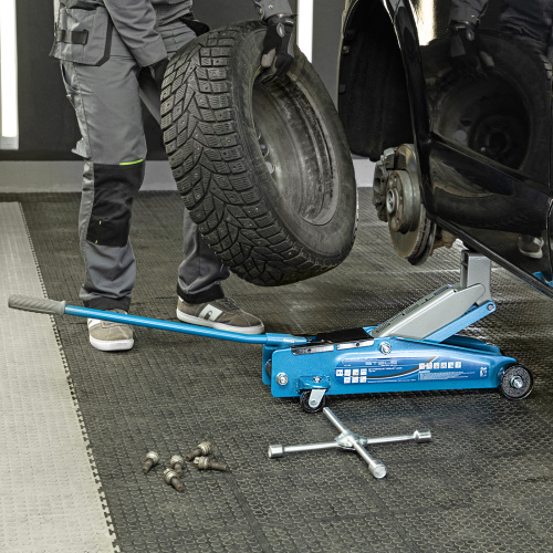 Домкрат гидравлический подкатной, высокий подъем, 3т, SUV, 190-535 мм Stels купить в Москве с доставкой по всей России | ProtosMarket.ru