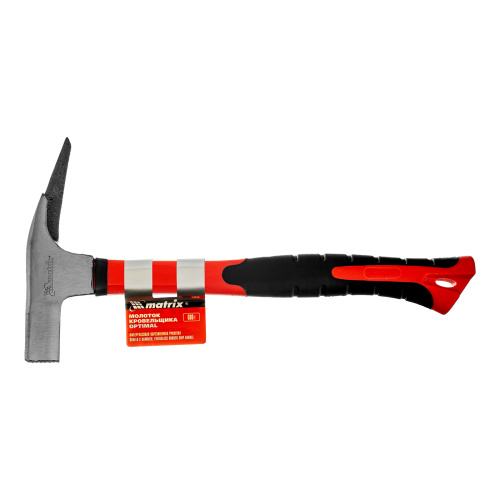 Молоток кровельщика "optimal", 600 г, фибергласовая обрезиненная рукоятка Matrix купить в Москве с доставкой по всей России | ProtosMarket.ru