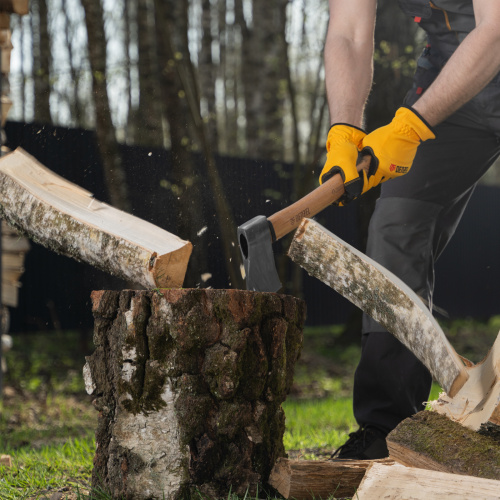 Топор кованый, 900 г, американский тип, буковая рукоятка, 430мм, EFP Denzel по ценам производителя в Казани с доставкой по всей России