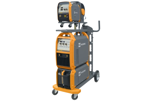 Сварочный полуавтомат HUGONG EMIG 500WE III (цифровой подающий) (с БО и тележкой) (без горелки и кабель-пакета) купить в Москве с доставкой по всей России | ProtosMarket.ru