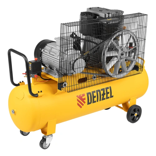 Компрессор воздушный, ременный привод BCI4000-T/100, 4.0 кВт, 100 литров, 690 л/мин Denzel по ценам производителя в Казани с доставкой по всей России