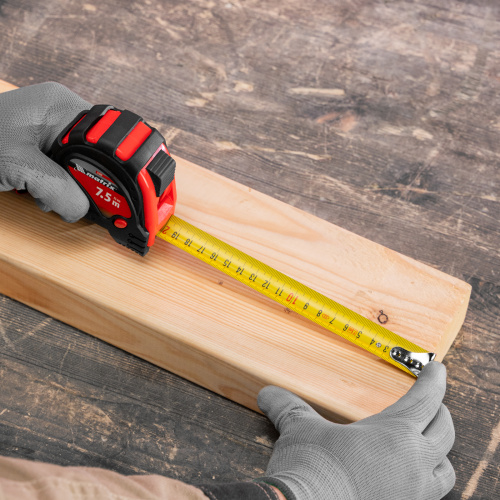 Рулетка Status Magnet 3 fixations,7,5 м х 25 мм,обрезиненный корпус,зацеп с магнитом Matrix по ценам производителя в Казани с доставкой по всей России