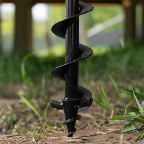 Шнек для грунта ER-80, диаметр 80 мм, длина 800 мм,соединение 20 мм, съемный нож Denzel купить в Москве с доставкой по всей России | ProtosMarket.ru