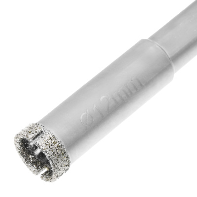 Сверло алмазное по керамограниту, 12 х 67 мм, трехгранный хвостовик, 2 шт Matrix купить в Москве с доставкой по всей России | ProtosMarket.ru