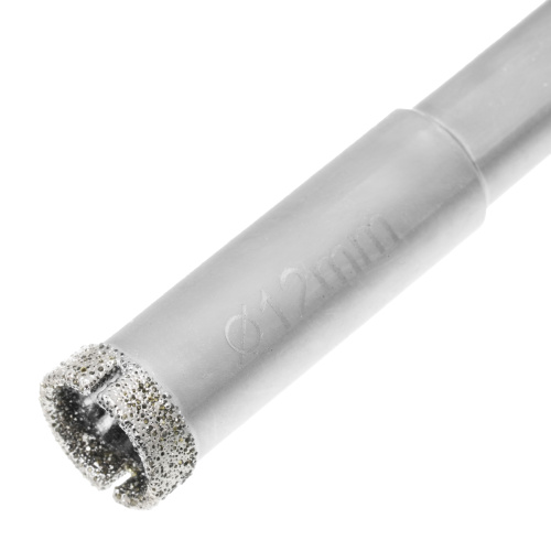 Сверло алмазное по керамограниту, 12 х 67 мм, трехгранный хвостовик, 2 шт Matrix купить в Москве с доставкой по всей России | ProtosMarket.ru