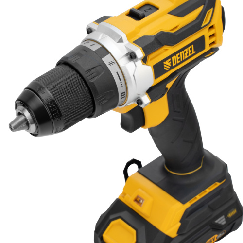 Дрель-шуруповерт аккумуляторная, бесщет. BLDL-18-02 Li-Ion, 18 В Denzel купить в Москве с доставкой по всей России | ProtosMarket.ru