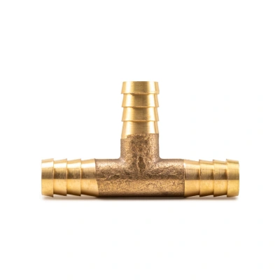 Тройник-соединитель латунный AERO ёлочка 10мм