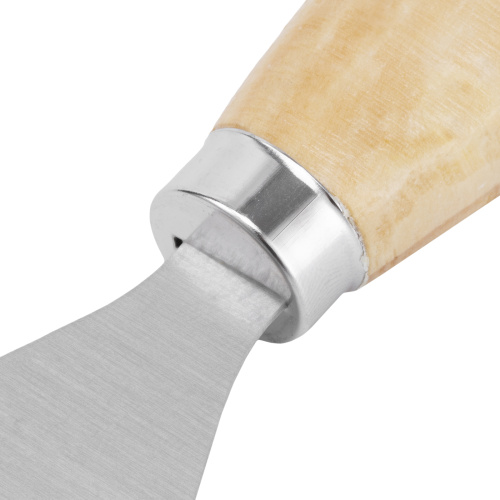 Шпательная лопатка из углеродистой стали, 80 мм, деревянная ручка Sparta купить в Москве с доставкой по всей России | ProtosMarket.ru