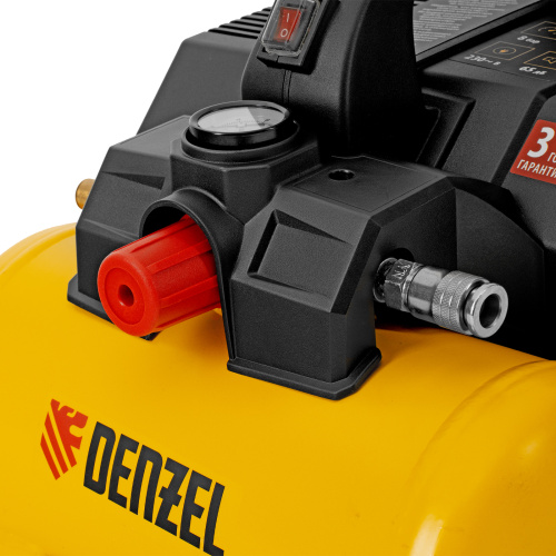 Компрессор  DLS750/6 безмасляный малошумный 750 Вт, 140 л/мин,ресивер 6 л Denzel по ценам производителя в Казани с доставкой по всей России