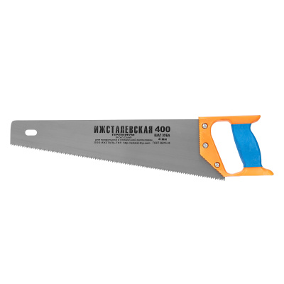 Ножовка по дереву, 400 мм, шаг зубьев 4 мм, пластиковая рукоятка купить в Москве с доставкой по всей России | ProtosMarket.ru