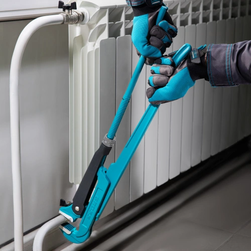 Ключ трубный рычажный 3, №4, цельнокованый, CrV, тип "L" Gross купить в Москве с доставкой по всей России | ProtosMarket.ru