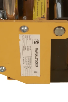 Штабелер гидравлический 0,4 т 1,7 м TOR PJ4170 облегченный по ценам производителя в Казани с доставкой по всей России