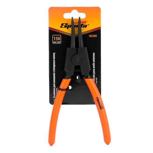 Съемник, 150 мм, для внешних стопорных колец, прямой (разжим) Sparta купить в Москве с доставкой по всей России | ProtosMarket.ru