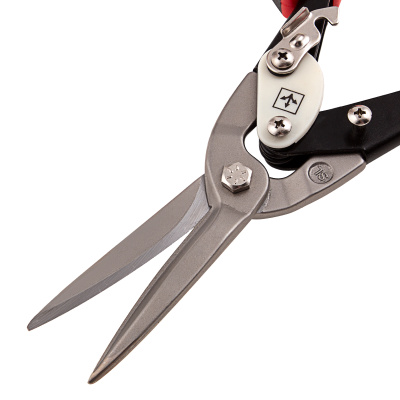 Ножницы по металлу, удлиненные, 290 мм, прямой рез, CrMo, двухкомпонентные обрезиненные рукоятки, PRO Matrix купить в Москве с доставкой по всей России | ProtosMarket.ru