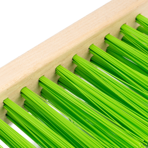 Щетка-сметка двухрядная, 280 мм, деревянная ручка Сибртех купить в Москве с доставкой по всей России | ProtosMarket.ru