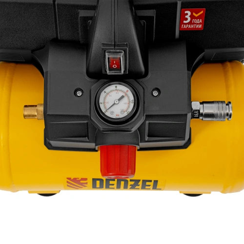 Компрессор  DLS750/6 безмасляный малошумный 750 Вт, 140 л/мин,ресивер 6 л Denzel по ценам производителя в Казани с доставкой по всей России