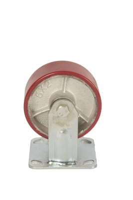 Колесо большегрузное неповоротное FCp 54 125 мм полиуретановое (N) по ценам производителя в Казани с доставкой по всей России