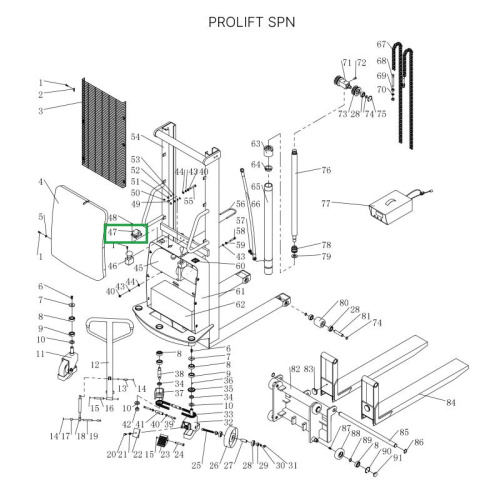 Зарядная розетка для штабелеров SPN по ценам производителя в Казани с доставкой по всей России