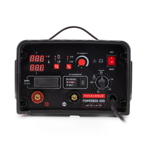 Инверторное пуско-зарядное устройство KVAZARRUS PowerBox 420i, таймер, пластиковый кейс купить в Москве с доставкой по всей России | ProtosMarket.ru