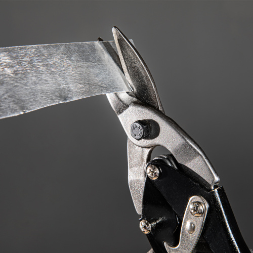 Ножницы по металлу, 250 мм, пряморежущие, для тонкого металла, обрезиненные рукоятки Matrix купить в Москве с доставкой по всей России | ProtosMarket.ru