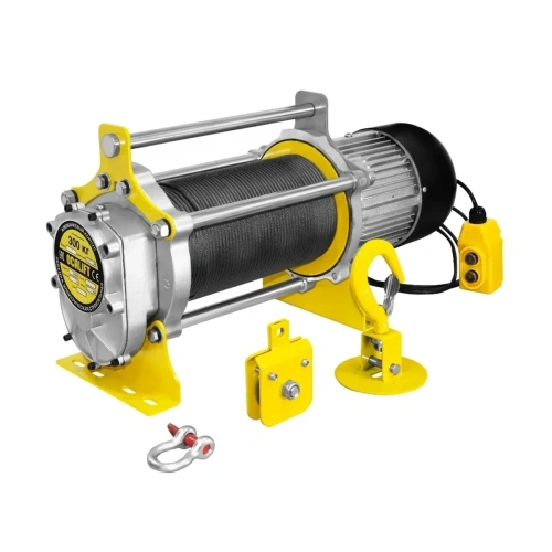 Лебедка строительная TSA 300/600кг 100м 380в СКОРОСТНАЯ по ценам производителя в Казани с доставкой по всей России