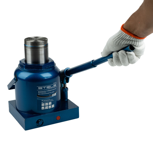 Домкрат гидравлический бутылочный, 50 т, H подъема 236-356 мм Stels купить в Москве с доставкой по всей России | ProtosMarket.ru