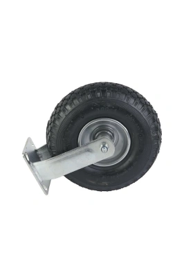 Колесо пневматическое резиновое 260 мм PRF 85 неповоротное на кронштейне купить в Москве с доставкой по всей России | ProtosMarket.ru