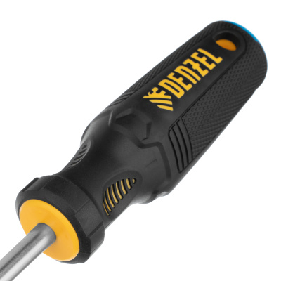 Отвертка SL8x150 мм, CrV, трехкомпонентная рукоятка Denzel по ценам производителя в Казани с доставкой по всей России